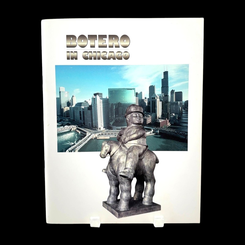Botero In Chicago 1994 Art Exhibition Catalog Fernando Botero Bilingual VGC